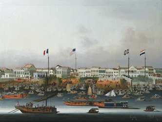 Der Hafen von Kanton